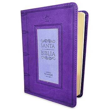 Biblia RVR60 Letra grande color Lila