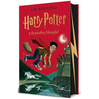 Harry Potter 1 y la piedra filosofal edición especial con cantos pintados