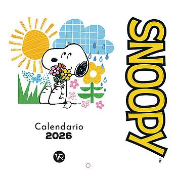 Calendario de pared 2026 Snoopy Dia