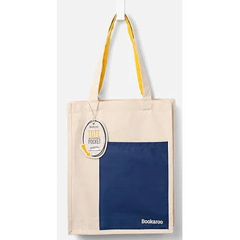 Bolso Bookaroo Navy & Yellow
