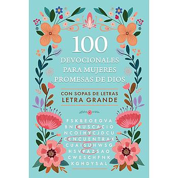 100 devocionales Promesas de Dios para mujeres con sopa de letras