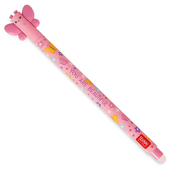 Lapicero Borrable Rosado Butterfly
