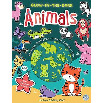 Glow-in-the-Dark Animals Sticker Activity Book