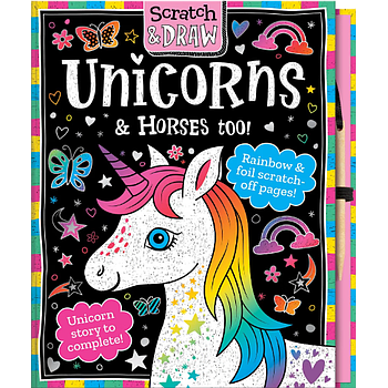 Scratch and Draw Unicorns & Horses too