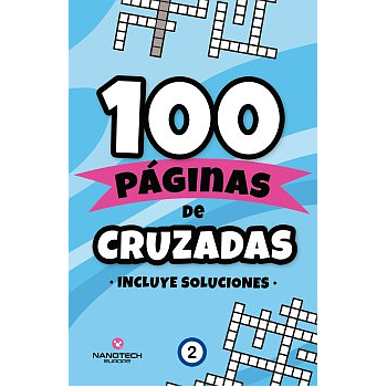 100 Paginas de cruzadas - portada azul
