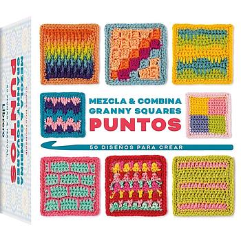 Mezcla y combina granny squares puntos